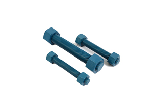 China Alloy Steel ASTM A193 B7 Stud Bolts C/W 2 Nuts A194 GR.2H, 1X160