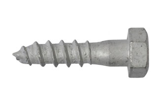 Coach Screws, Hot Dip Galvanized M10 x 130mm