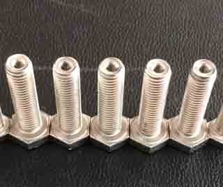 A2 Hex Bolt DIN933 M10x40, RVS Bold, Bolt RVS A2