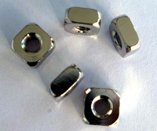 SS304 Square Nut with threaded hole, A2 Square plate with threaded nut