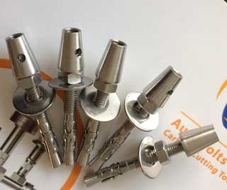 A2 Anchor Bolt M8X75 with A2 Tapered Nut M8 4