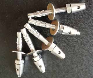 SS304 Tapered Nut coupling with M8X75L Anchor Bolt for HDB project