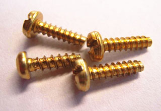 Yellow Zinc coated Screws