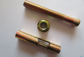 High quality carbon steel anchor nut and anchor bolt concrete wedge anchor