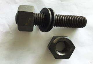 ASTM A193 B7 Stud bolts and nuts black