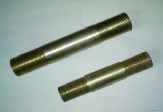 M12 Stud Bolts with Two Hex Nuts 