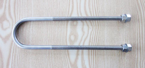 Stainless steel u bolt with washer and nut ANSI standard