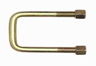 heavy truck galvanized square u bolt with nuts