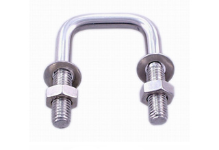 Stainless Steel SS316 U Bolts With Two Washers And Nuts Pipe Clamp