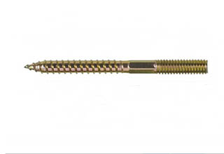 Zinc color coated Basin screw with Hexagonal head 