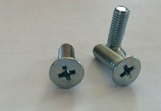 Color zinc tapping screw with cross drive pan washer head M2.0