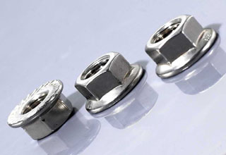 Carbon steel galvanized din6923 flange nut