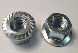 High quality DIN6923 Steel hex flange nut