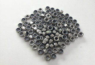DIN 985 Stainless Steel Blue Nylon Lock Nut