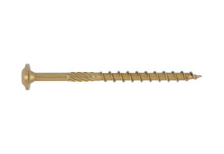  Flat head m4 screw slotted recess Brass screw 