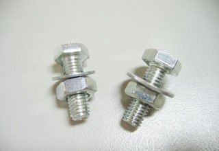 Long hex head screw bolts with hex nut din933