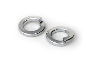 High Quality White Zinc Plated Round Spring Washers
