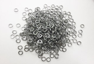 DIN 127 spring lock washer with square ends