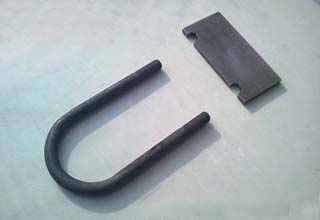  Carbon steel stainless steel Square U Bolt with plate