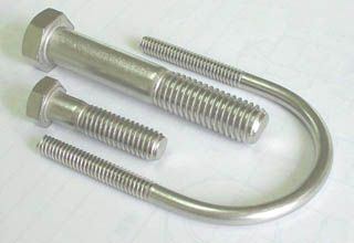 Bolt with nuts u bolt clamp